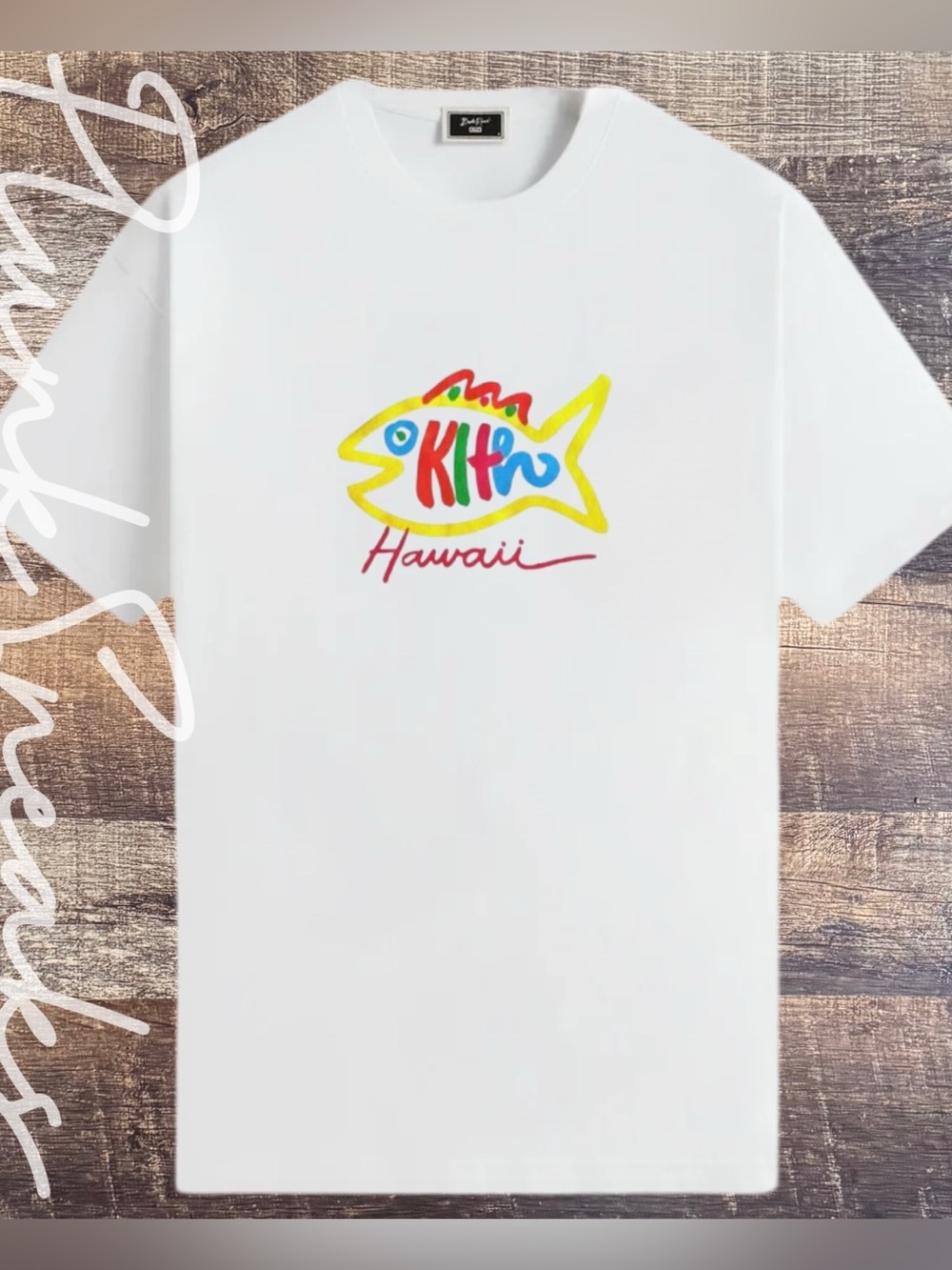 KITH Hawaii Fish Vintage Tee • Store Exclusive • White • 2025
